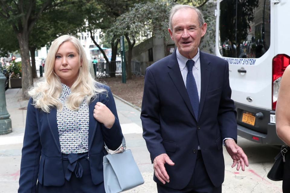 <div class="inline-image__caption"><p>Virginia Roberts Giuffre and one of her lawyers, David Boies. </p></div> <div class="inline-image__credit">Shannon Stapleton/Reuters</div>