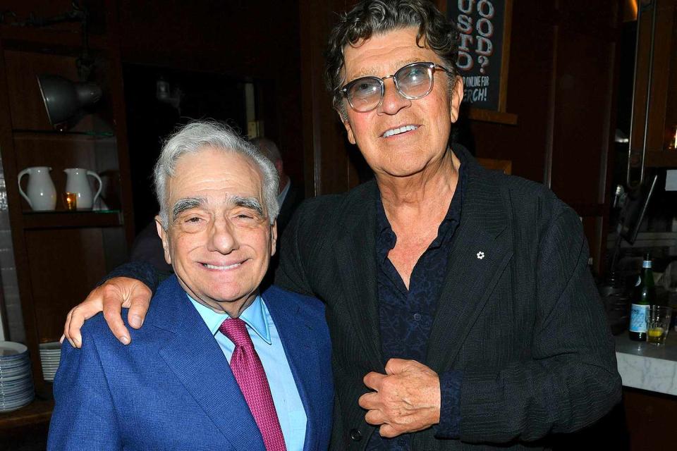 <p>George Pimentel/Getty Images</p> Martin Scorsese and Robbie Robertson attend "Once Were Brothers: Robbie Robertson And The Band" After Party during TIFF 2019 at Gusto 101 on September 05, 2019 in Toronto, Canada