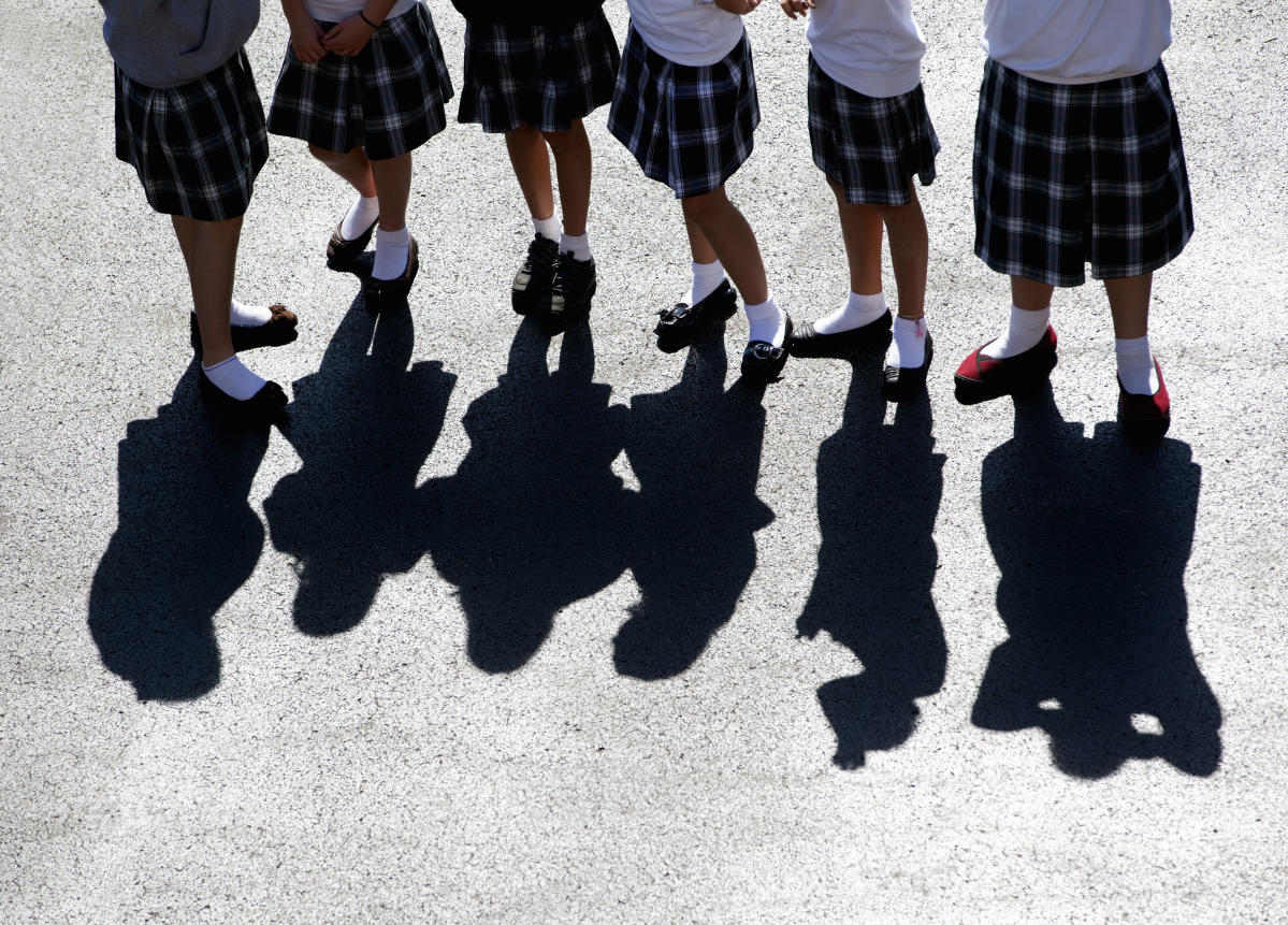 Little Catholic Schoolgirl Porn Forbidden - Modesty shorts for schoolgirls 'sexualise young children'