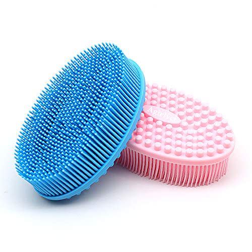<p><strong>Agirlvct</strong></p><p>amazon.com</p><p><strong>$8.00</strong></p><p>Though it's not the traditional loofah, a silicone option is amazing for more sensitive skin types so you can lather up sans irritation. </p>