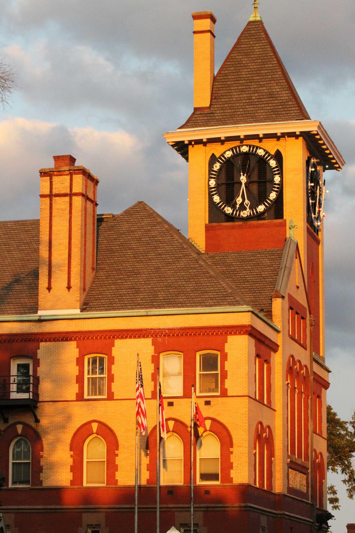 The historic downtown business district of New Bern.