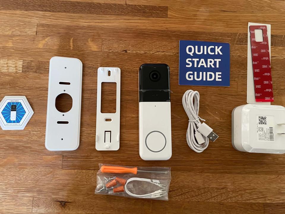 unboxing wyze video doorbell cam pro