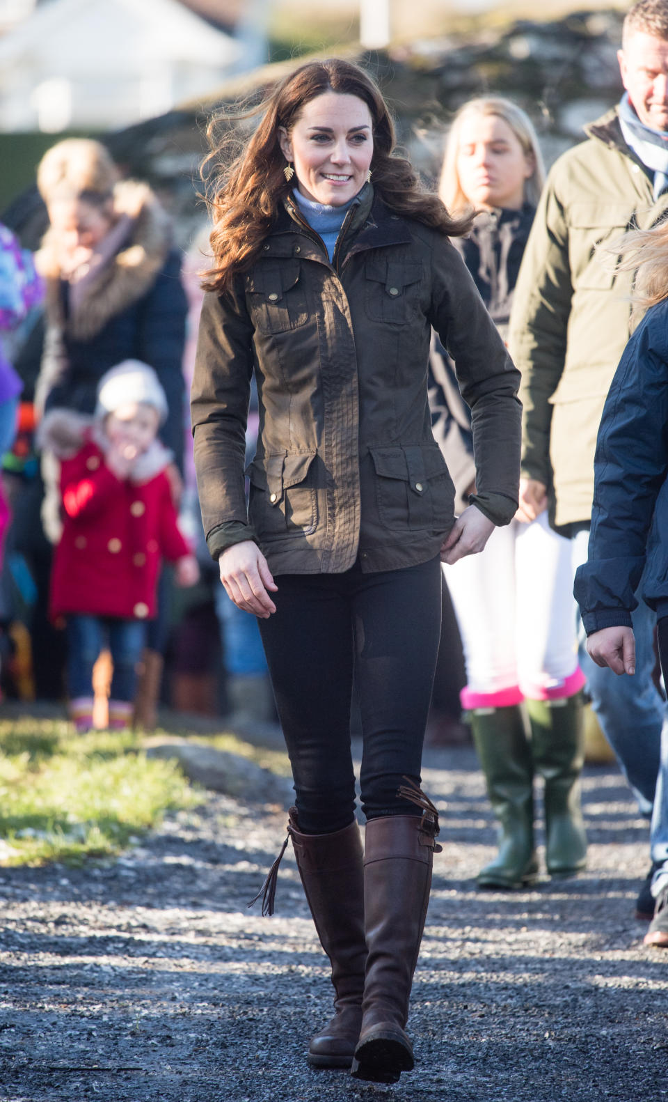 Die Stiefel haben nun schon einige Jahre auf dem Buckel, aber Kate bleibt ihnen immer noch treu - schließlich sehen sie noch aus wie neu und halten einiges aus. (Bild: Getty Images)