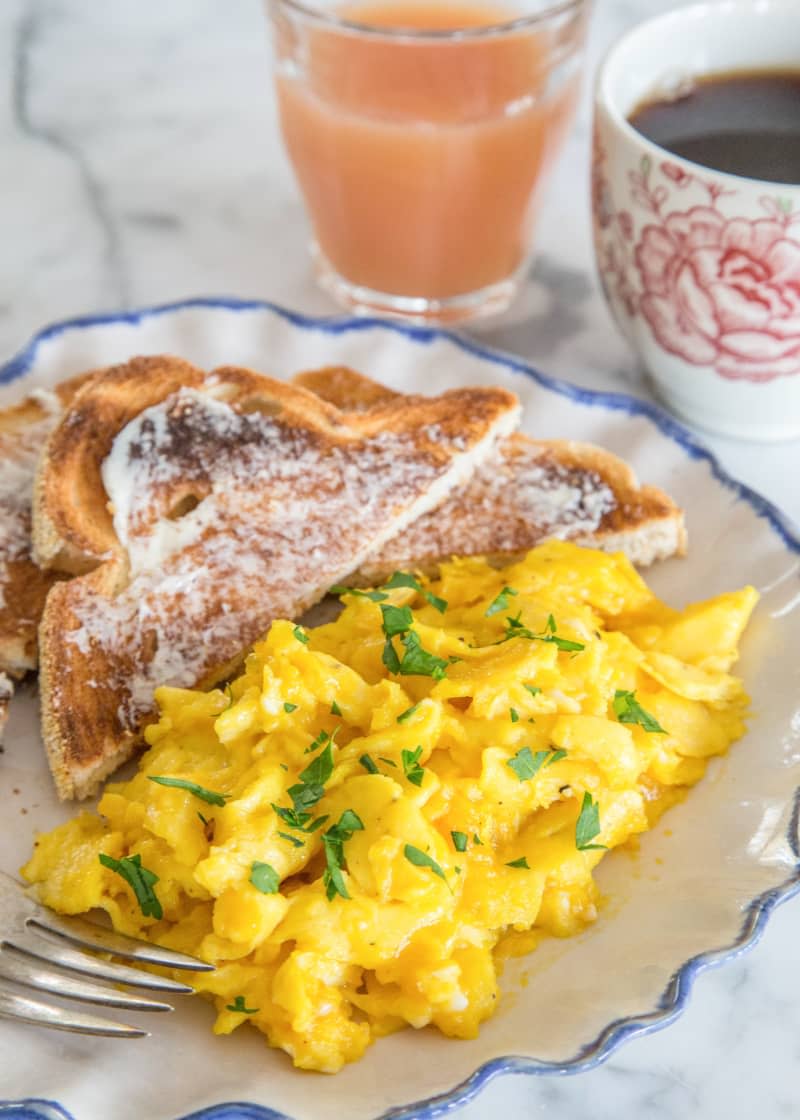 Slow-Cooked Scrambled Eggs