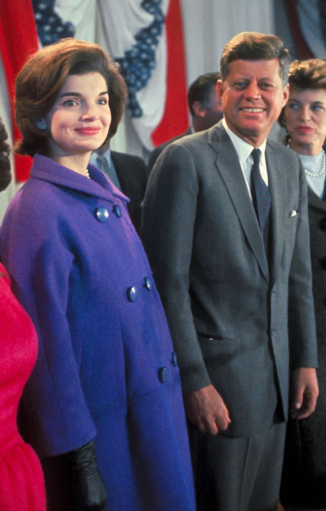 Jackie and John F. Kennedy in 1960