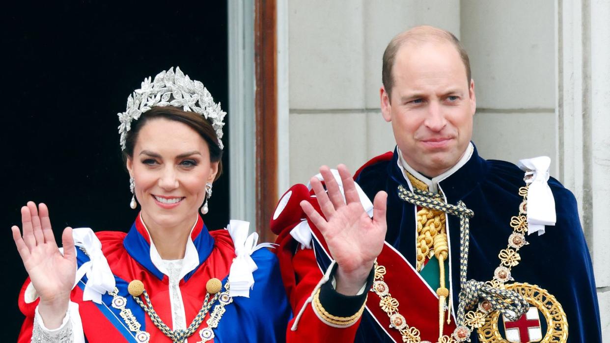 their majesties king charles iii and queen camilla coronation day