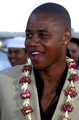 Cuba Gooding Jr. aboard the USS John C. Stennis at the Honolulu, Hawaii premiere of Touchstone Pictures' Pearl Harbor