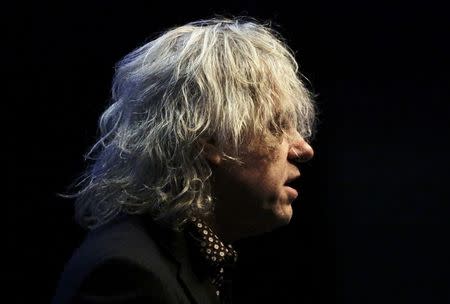 Musician Bob Geldof speaks at the Microsoft future decoded conference at the ExCel centre in London November 10, 2014. REUTERS/Kevin Coombs