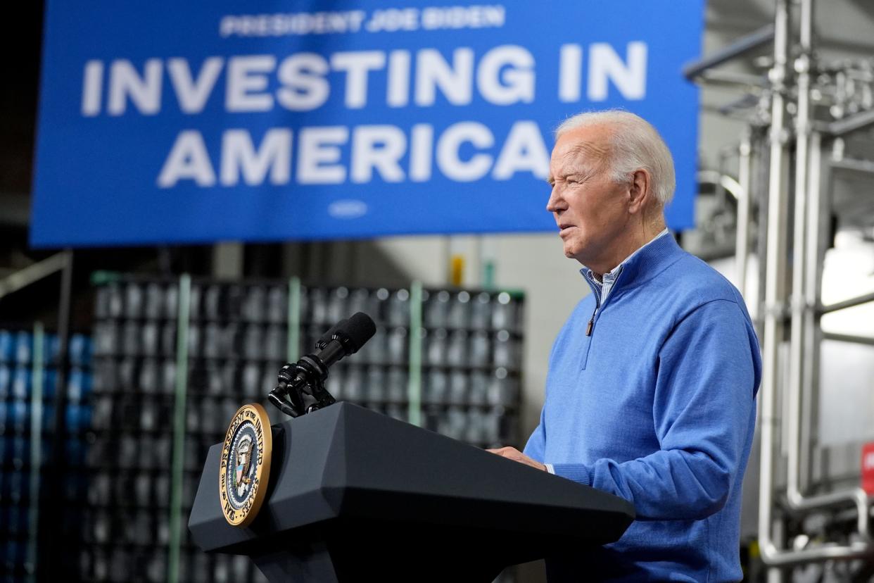 President Joe Biden, speaking in Superior, Wis., last week, criticized the tax payments of America's richest people.