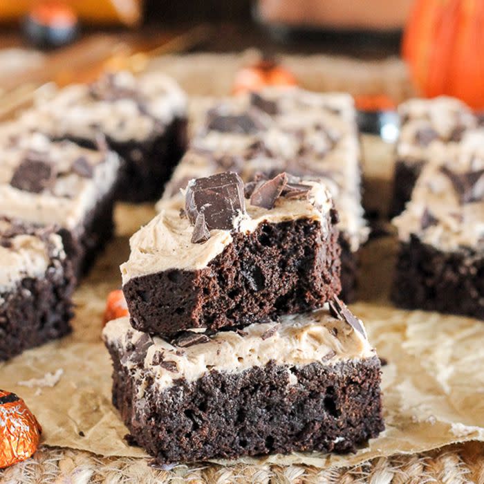 Pumpkin Spice Latte Brownies