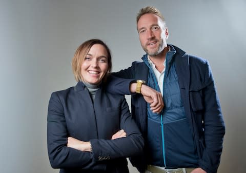 TV presenter Ben Fogle and the former Olympic cyclist Victoria Pendleton will attempt to climb Everest this year - Credit: Telegraph Media Group/David Rose