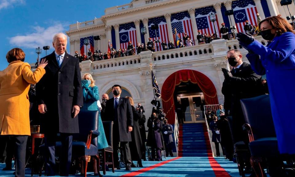 <span>Photograph: Andrew Harnik/AFP/Getty Images</span>