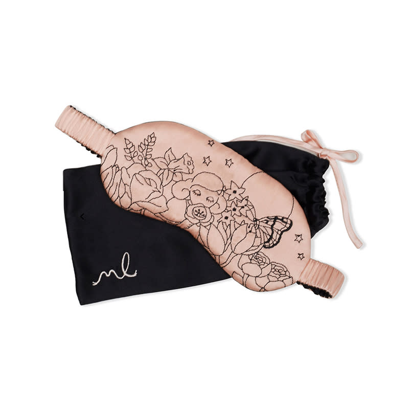 <a rel="nofollow noopener" href="https://www.morgan-lane.com/collections/morgan-lane/products/flower-sleeping-mask" target="_blank" data-ylk="slk:Flower Mask, Morgan Lane, $98For each eye mask sold $60 will be donated to The Pink Agenda.;elm:context_link;itc:0;sec:content-canvas" class="link ">Flower Mask, Morgan Lane, $98<p><span>For each eye mask sold $60 will be donated to The Pink Agenda. </span></p> </a>