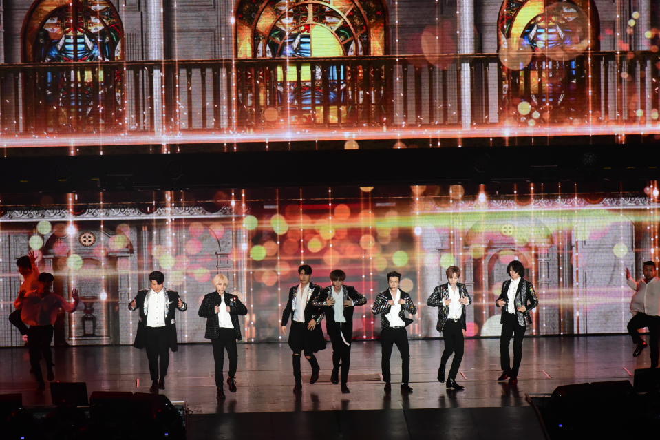 Super Junior Super Show 7 concert in Singapore (Photo: One Production)