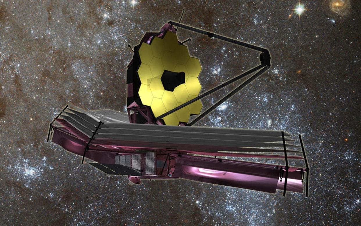 The James Webb Telescope has successfully arrived at a gravitational stable point on the other side of the Earth from the Sun