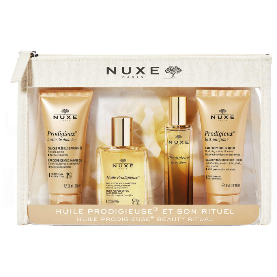 Nuxe Prodigieux Travel Kit. Image via Shoppers Drug Mart
