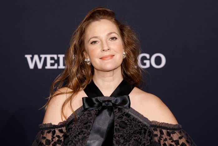 Drew Barrymore attends the 2023 Mark Twain Prize for American Humor presentation at the Kennedy Center on March 19 in Washington, DC. 