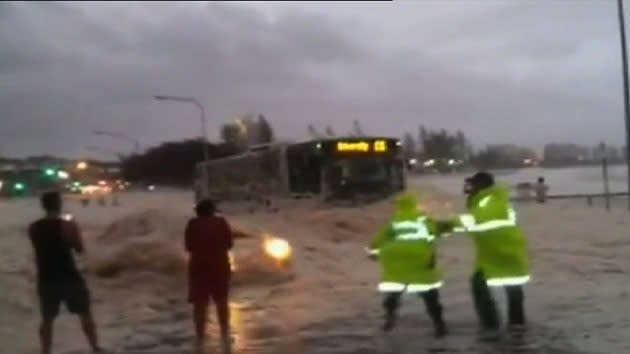 Police get surprise in floods