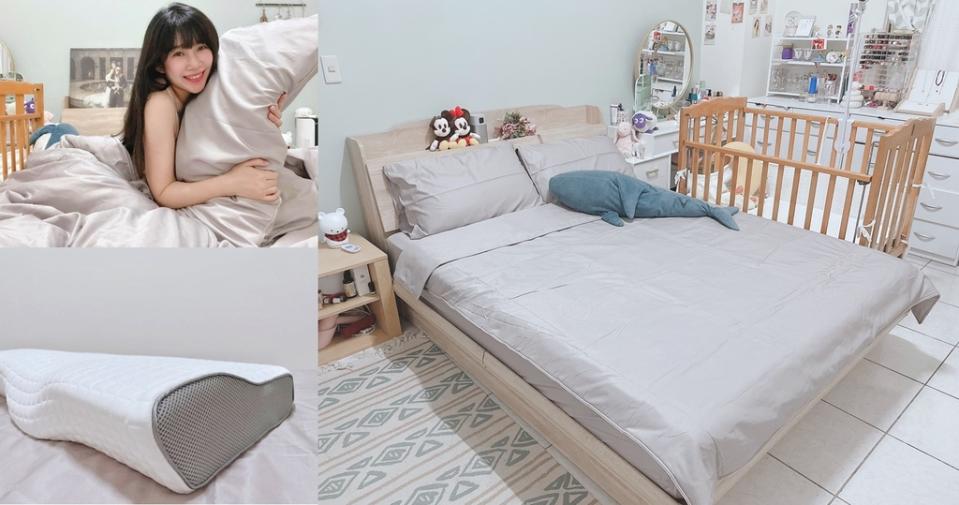 精緻細緻的寢具-【禾雅國際DON 抗菌天絲刺繡兩用被床組/涼感釋壓記憶枕】讓人一覺好眠