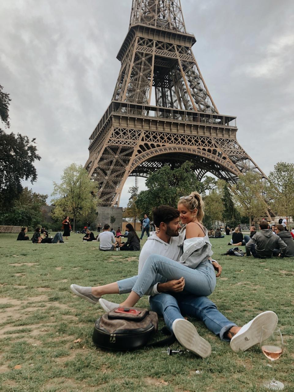 Hannah and Dylan in Paris