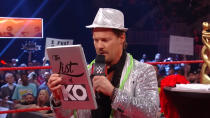 <p> Kevin Owens and Chris Jericho had a fun team in late 2016 and early 2017, but that all came to an end when Owens turned on his mentor and friend during the “Festival of Friendship” on Monday Night Raw. Growing tired of Jericho, Owens attacked with his WWE Universal Championship in a manner that was equally hilarious and sad. </p>