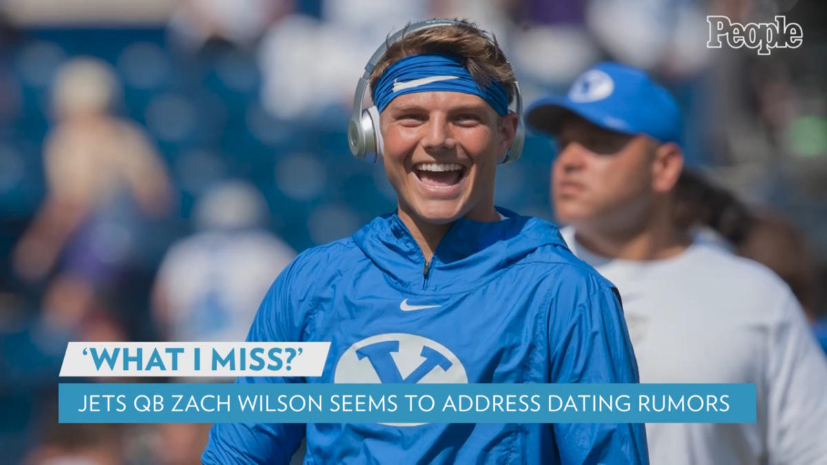 Jets QB Zach Wilson References Rumors About Sleeping with Mom's Friend