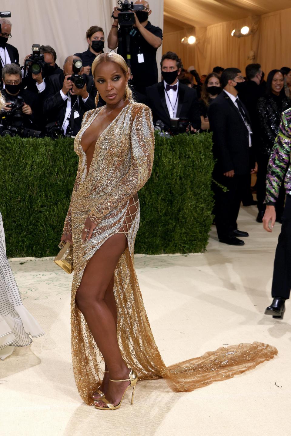 Mary J. Blige at the 2021 Met Gala.