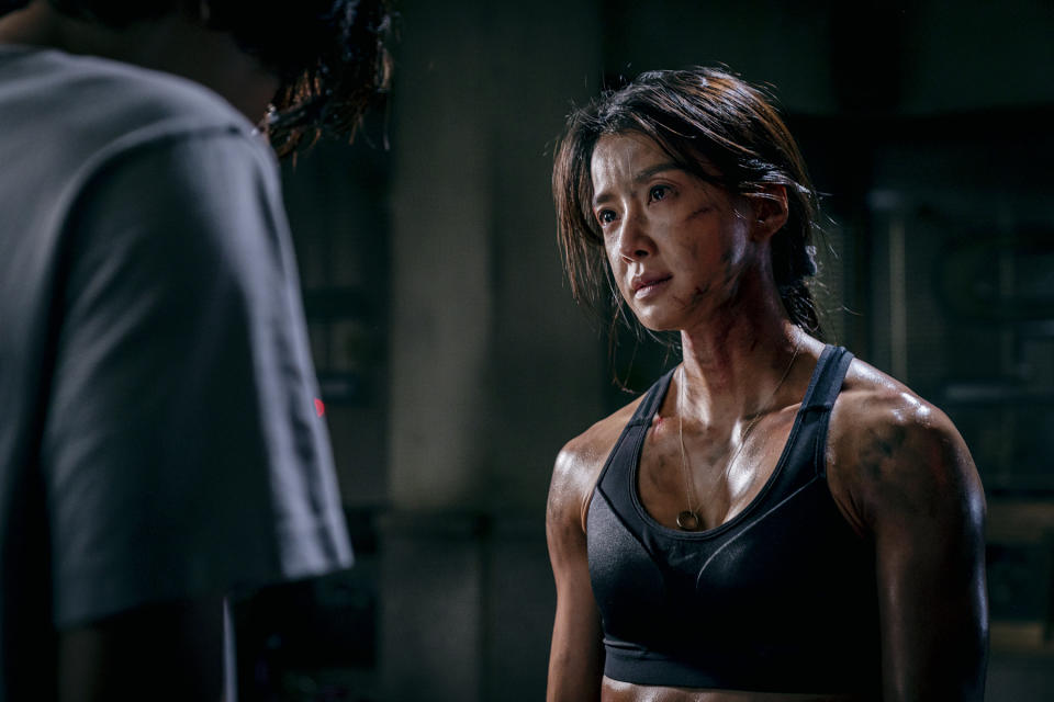 Lee Si-young in Sweet Home, released on Netflix on 18 Dec 2020, a gory and thrilling 10-part series adaptation of a popular dystopian-zombie webtoon.