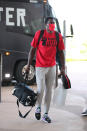 Pascal Siakam #43 of the Toronto Raptors arrives at the hotel as part of the NBA Restart 2020 on July 9, 2020 in Orlando, Florida. (Photo by Joe Murphy/NBAE via Getty Images)