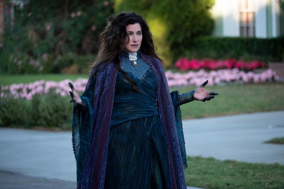 Kathryn Hahn as Agatha Harkness in WandaVision.