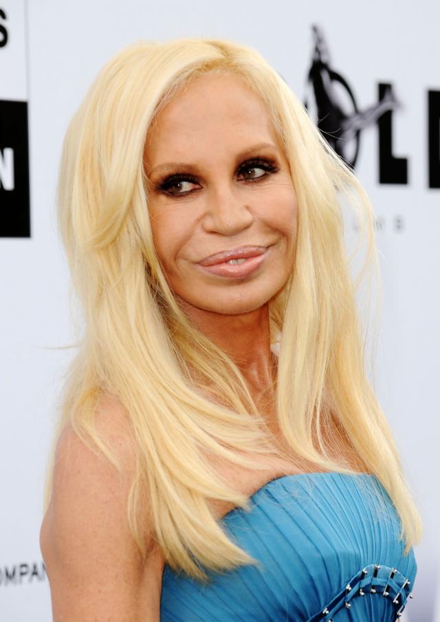 Donatella Versace's transformation over the years