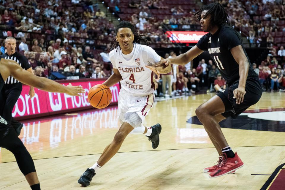 Florida State guard Caleb Mills returned from a three-week absence against NC State on Saturday.