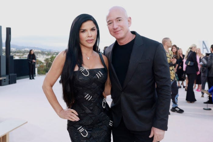 Jeff Bezos y Lauren Sanchez