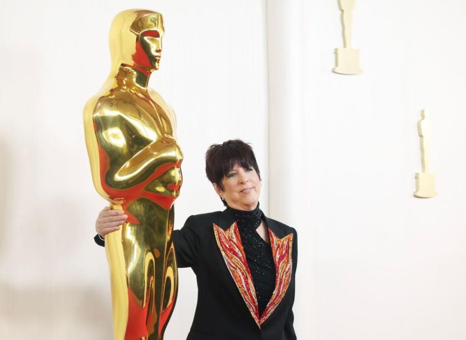 Diane Warren arrives for the 96th Academy Awards.
