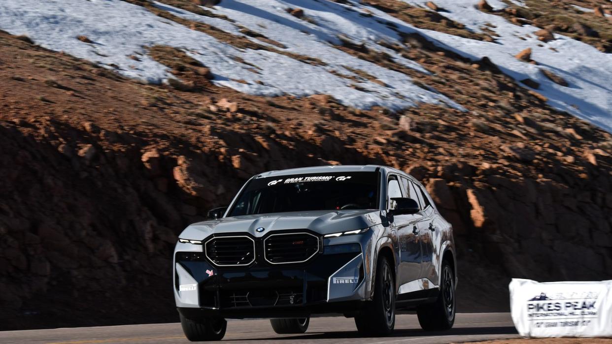 bmw xm label red pikes peak class record