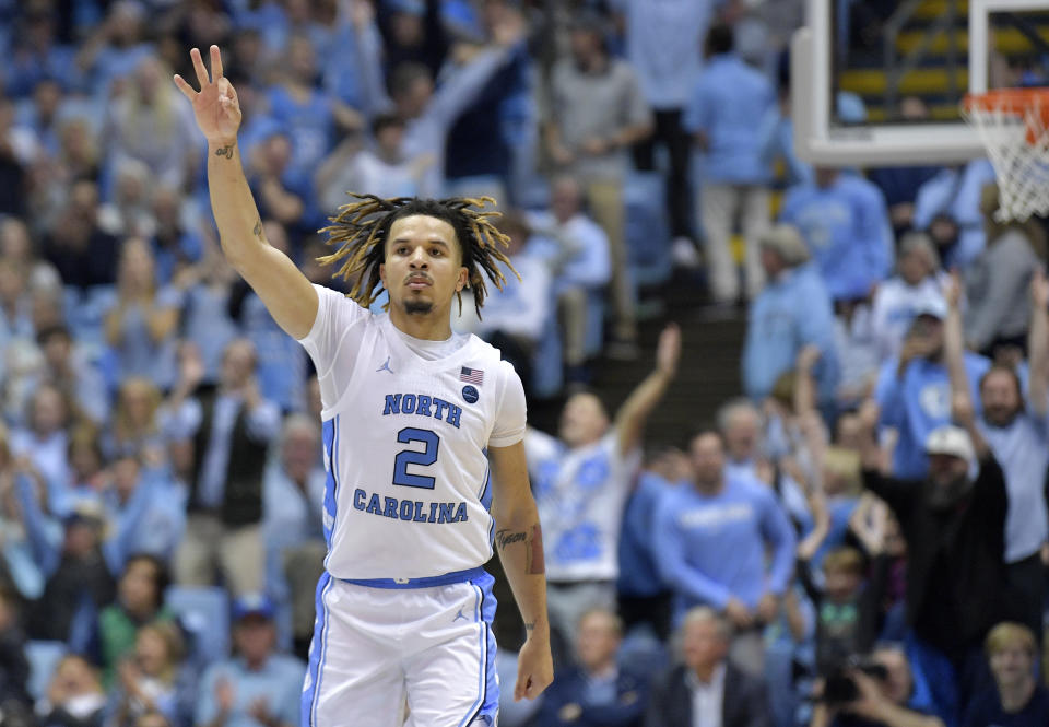 Cole Anthony lived up to the hype that had him on preseason All-America lists in his UNC debut. (Grant Halverson/Getty)