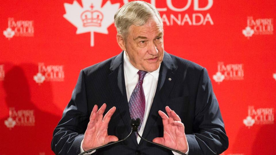 <div class="inline-image__caption"><p>Conrad Black was pardoned by President Trump. He roomed with Rufus Rochell during his time in prison.</p></div> <div class="inline-image__credit">Mark Blinch/Reuters</div>