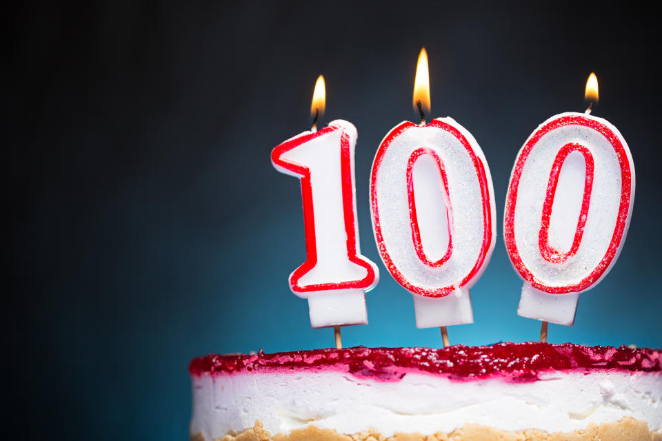 Der 100. Geburtstag: ein stolzes Alter. (Symbolbild: Getty Images)