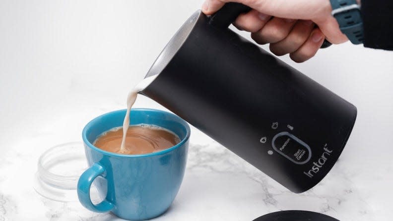 A fancy milk gadget is in our future.