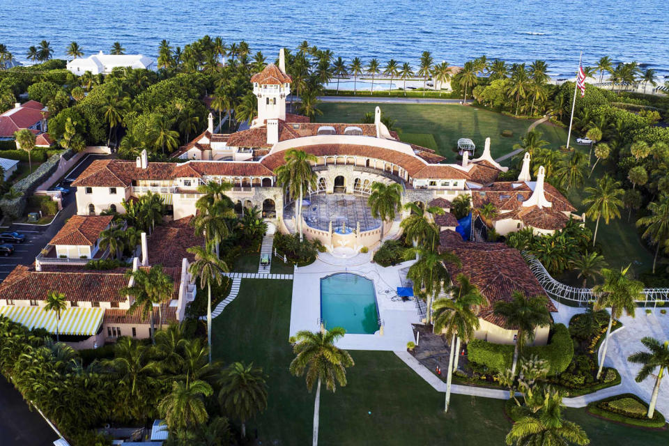 Trump was warned the FBI could search Mar-a-Lago if he didn't comply with subpoena for classified docs (Steve Helber / AP file)