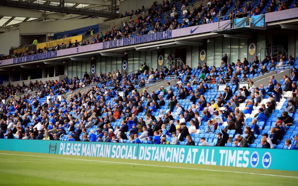 Football and other sports are gearing up for the return of fans in the stands - PA