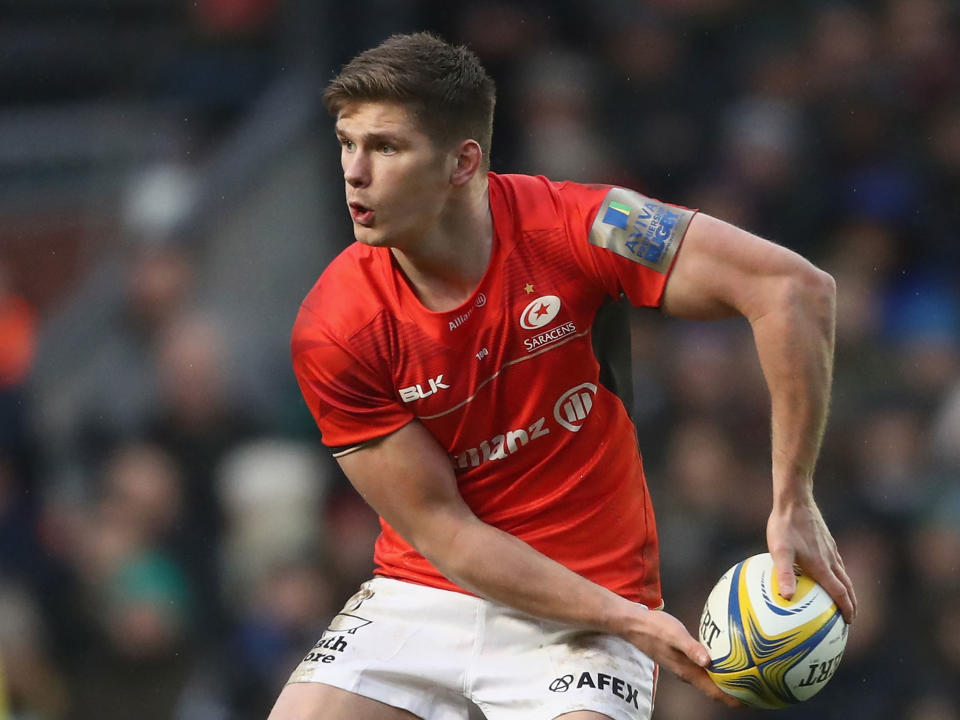 Owen Farrell returns for Saracens against Bath on Sunday: Getty