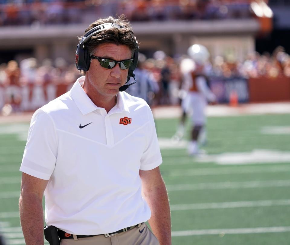 Oklahoma State head coach Mike Gundy has led his team to a 6-0 start.