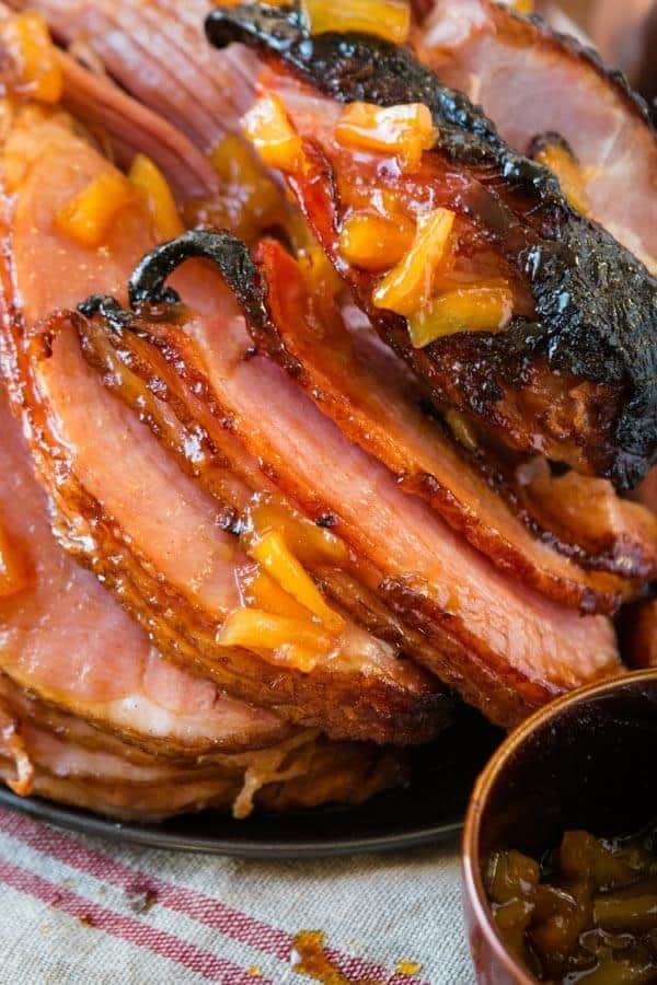 <strong>Get the <a href="https://damndelicious.net/2017/04/01/slow-cooker-holiday-ham/" target="_blank">World's Best Brown Sugar Ham</a> recipe from Oh Sweet Basil.</strong>