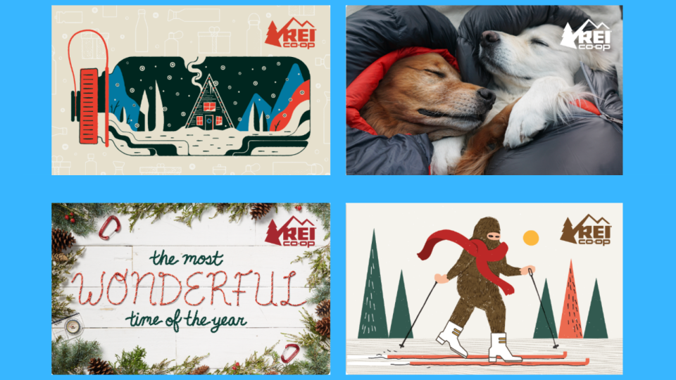 Can’t decide what to get? Gift an REI gift card.