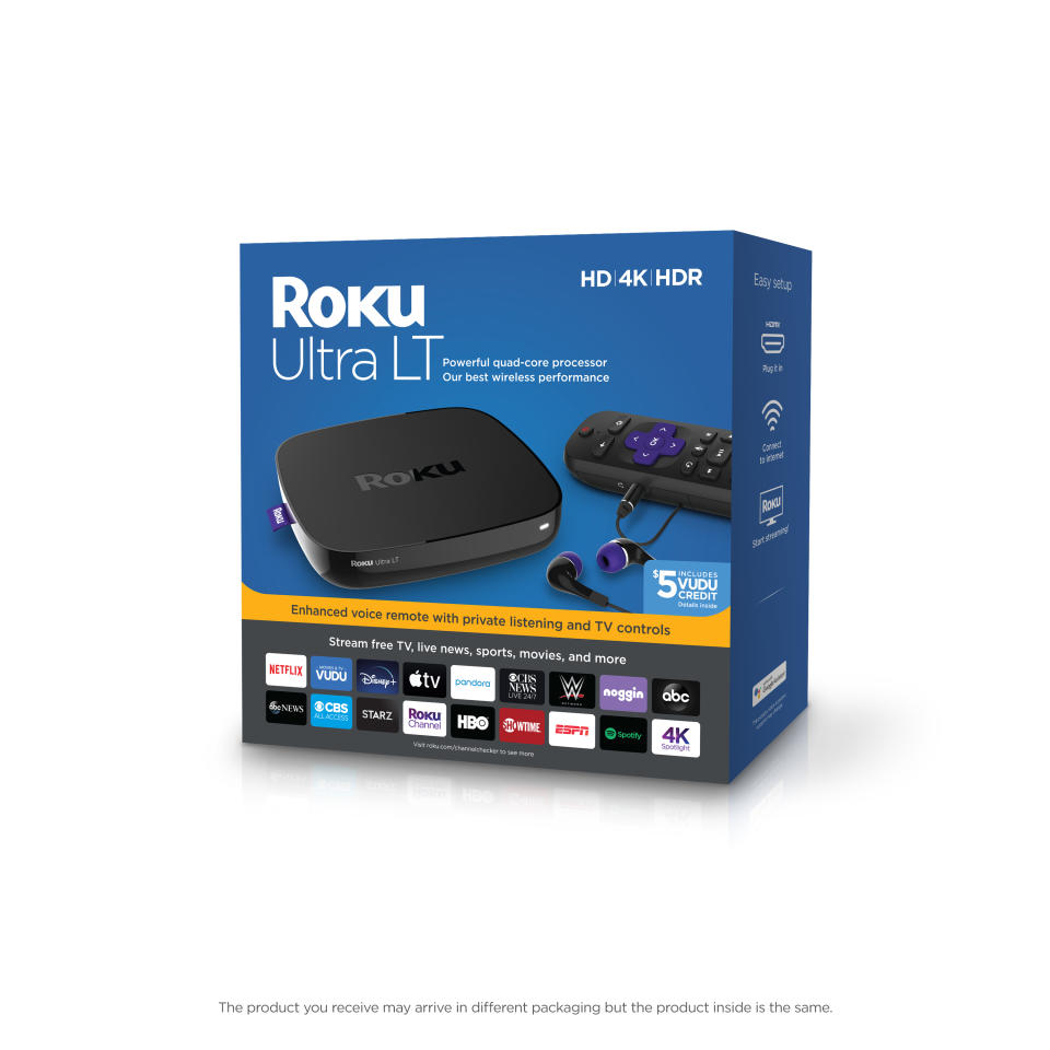 Roku Ultra LT HD/4K/HDR Streaming Media Player (Walmart / Walmart)