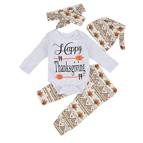 Happy Thanksgiving Toddler Outfit