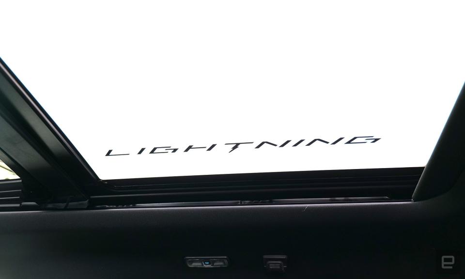 <p>A photo of the Ford F-150 Lightning Platinum Black edition taken at a preview event in Brooklyn, NY.</p> 