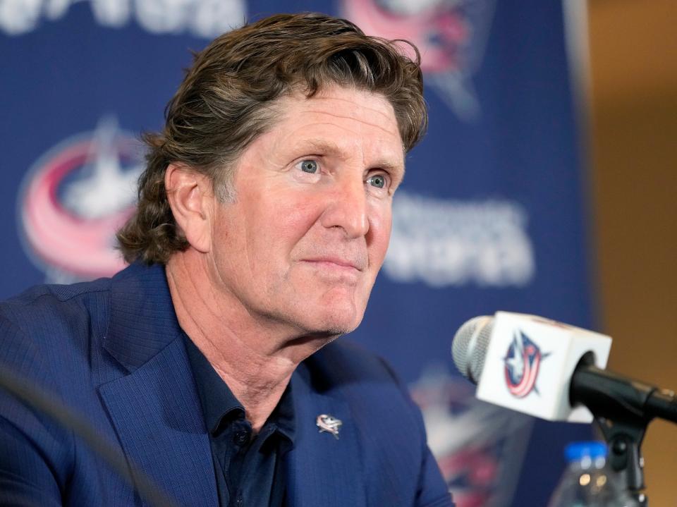 Columbus Blue Jackets introduced Mike Babcock as their new head coach in July. He stepped down on Sept. 17.