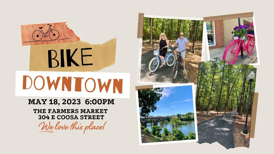 Take a special bike ride through downtown Wetumpka on Thursday.
